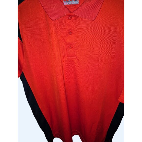 Under Armour Mens Loose Fit Polo Shirt Orange & Black Size S - Picture 4 of 6